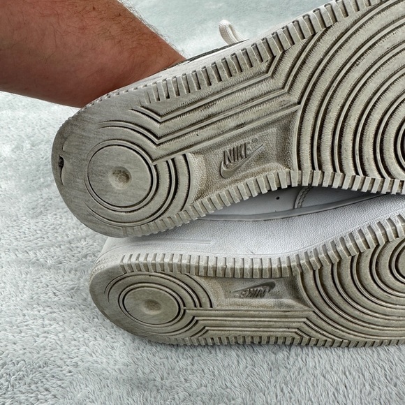 Nike Air Force 1 Essential White Beige Women's Size 7 5 - Picture 4 of 14